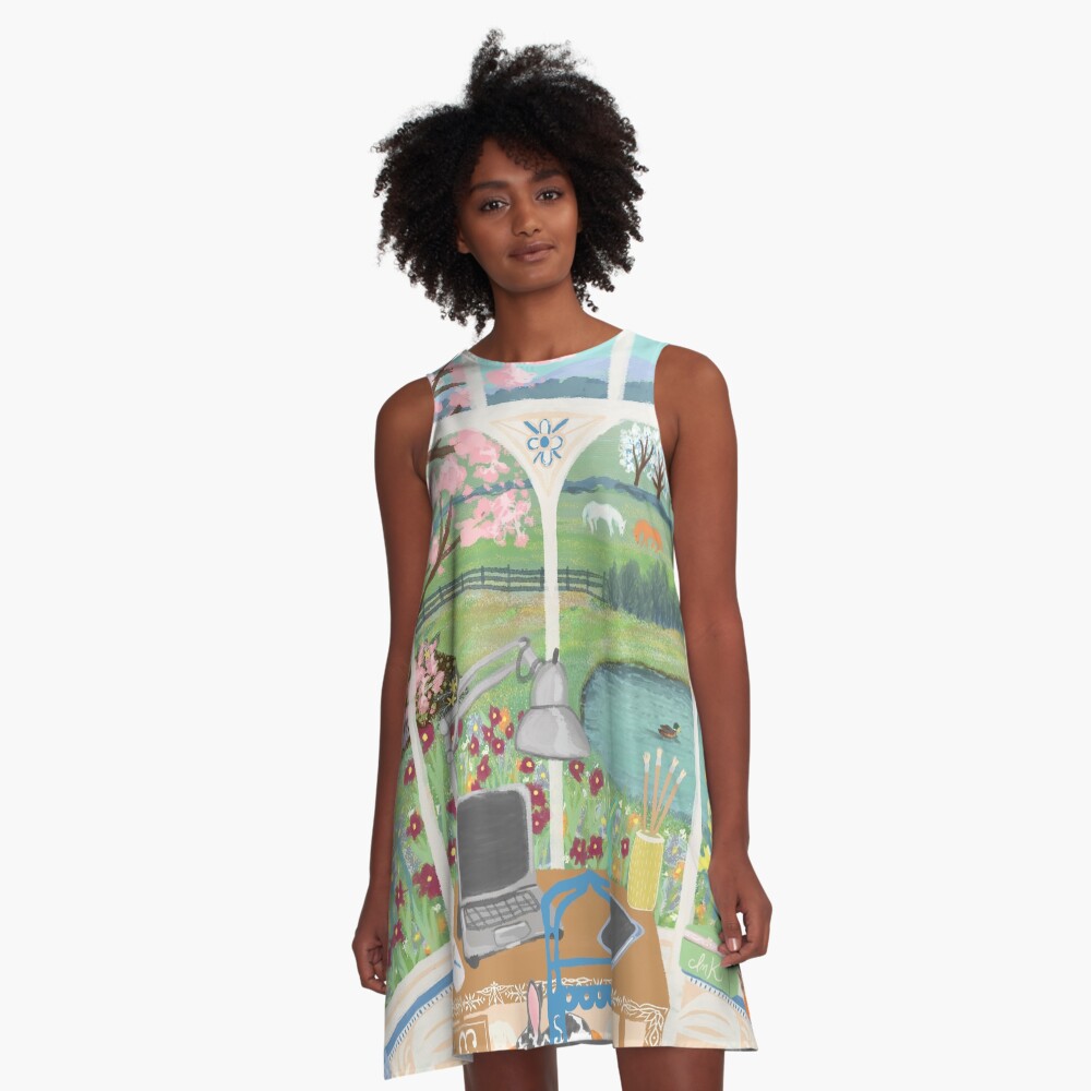 Item preview, A-Line Dress designed and sold by tinaschofield.