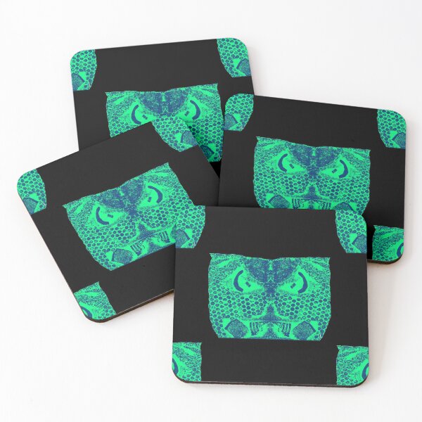 Item preview, Handmade Paper Stamped Owl Mint designed and sold by Designs By YL.