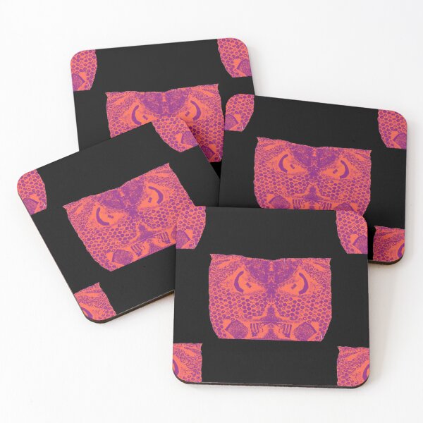 Item preview, Handmade Paper Stamped Owl Orange designed and sold by Designs By YL.