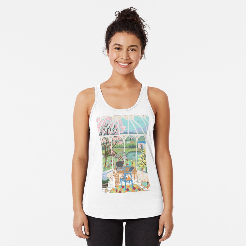 Item preview, Racerback Tank Top designed and sold by tinaschofield.