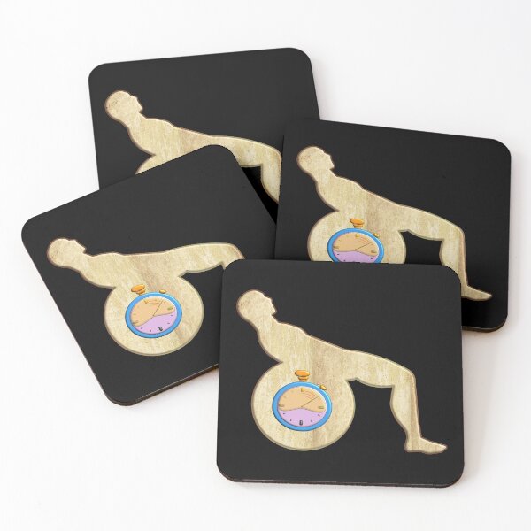 Item preview,  ABS IN PROGRESS - BALL WITH STOPWATCH TO PRACTICE ABDOMINAL EXERCISES designed and sold by Ralek.