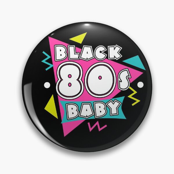 Item preview, Black 80s Baby Retro Vintage Birthday designed and sold by blackartmatters.