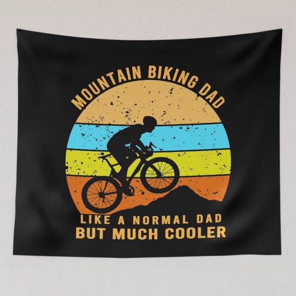 Item preview, Mountain biking dad like a normal dad but much cooler designed and sold by osamamohamad.