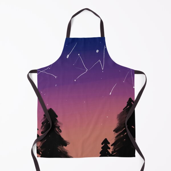 Item preview, galaxy pine tree pattern  designed and sold by HibiscusHeron.