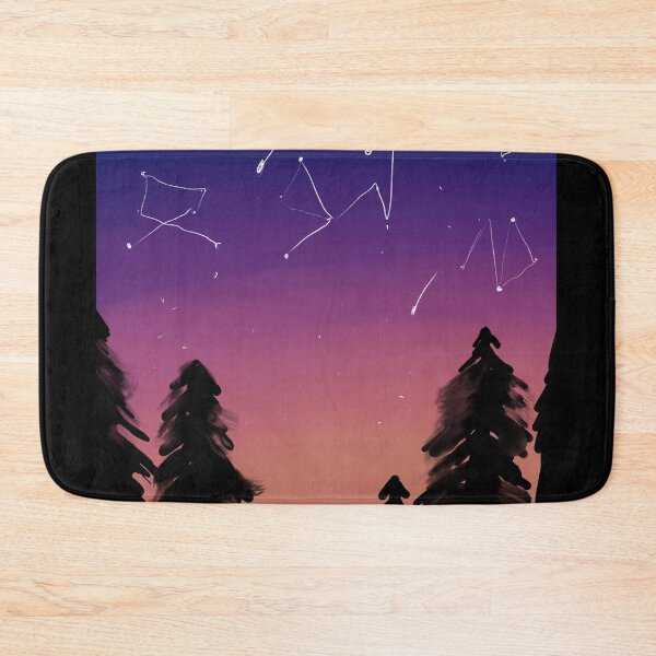 Item preview, galaxy pine tree pattern  designed and sold by HibiscusHeron.