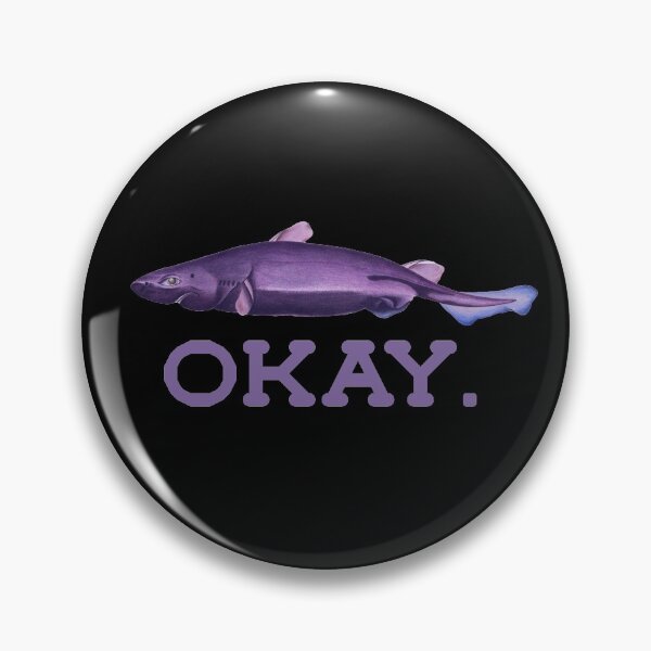 Item preview, OKAY. - Weird Fish (purple) designed and sold by zazuzanta.