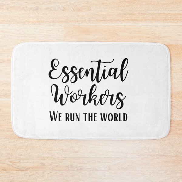 Item preview, Essential Workers – We Run The World designed and sold by Presto Prints Design.