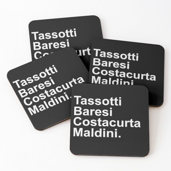 Item preview, AC Milan Best Defender - Tassotti, Baresi, Costacurta, Maldini designed and sold by RB1899.