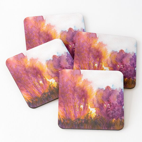 Artikelvorschau, Aquarelllandschaft entworfen und verkauft von Red Witch Art.