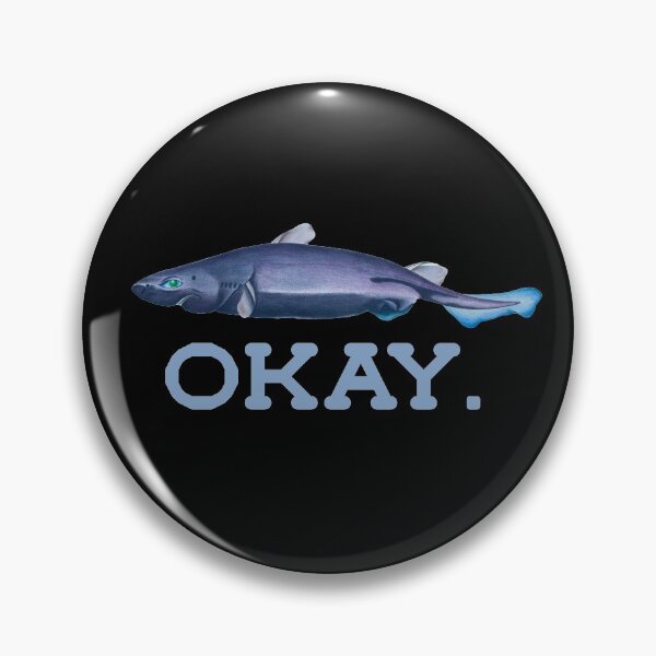 Item preview, OKAY. - Weird Fish (blue) designed and sold by zazuzanta.