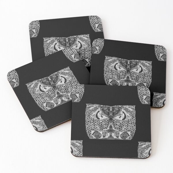 Item preview, Handmade Paper Stamped Owl Black designed and sold by Designs By YL.