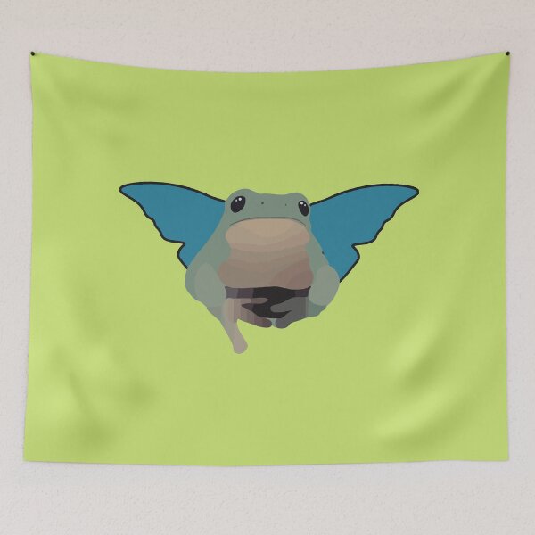 Item preview, frog with butterfly wings designed and sold by melizzz.