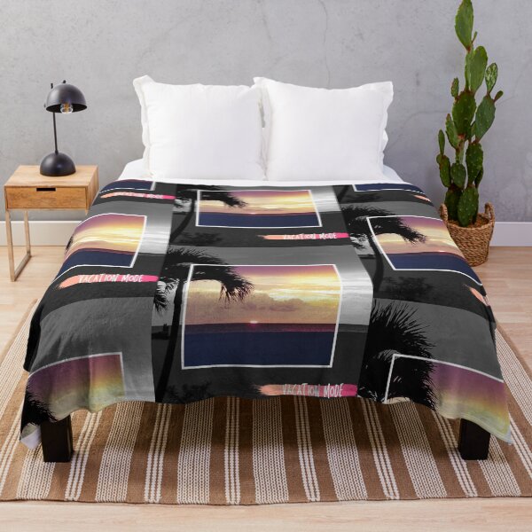 Item preview, Vacation Mode - Beach Sunset - Black and White - Color designed and sold by JLCole.