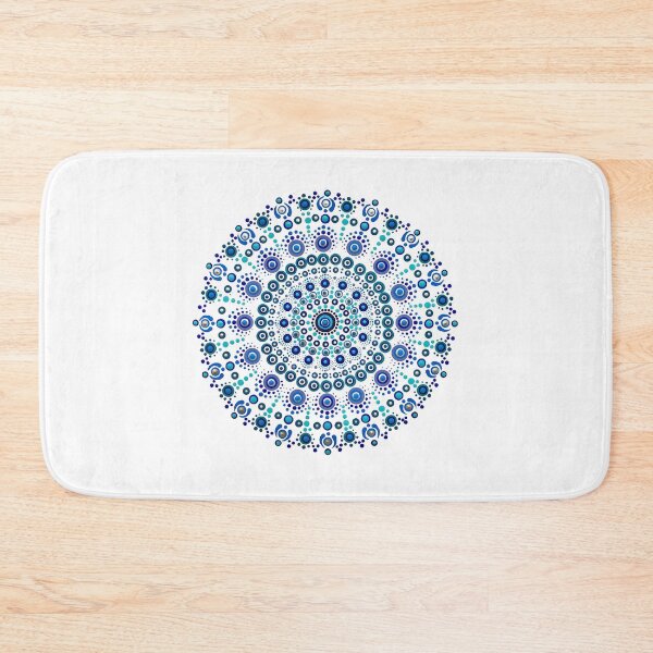 Item preview, Shades of Blue Mandala designed and sold by DotLovingSue.