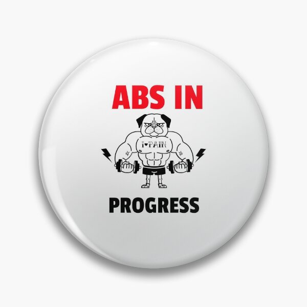 Item preview, abs in progress funny workout gift idea for mom dad and siblings designed and sold by POPLIN ⭐ ⭐ ⭐ ⭐ ⭐.