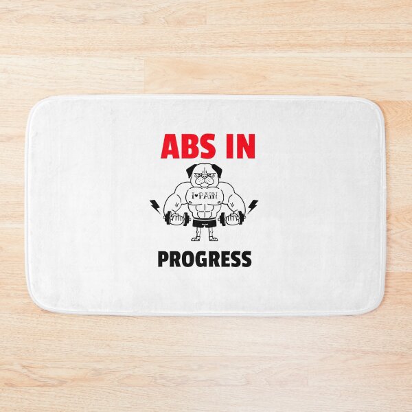 Item preview, abs in progress funny workout gift idea for mom dad and siblings designed and sold by POPLIN ⭐ ⭐ ⭐ ⭐ ⭐.