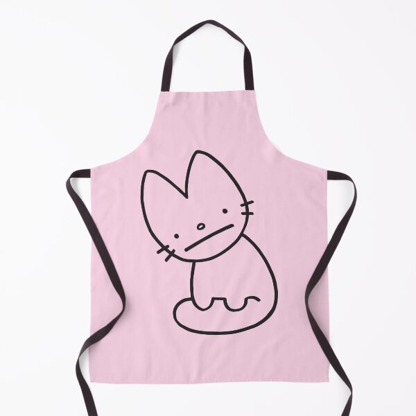 Item preview, Fennec Cat - Black Line on Marshmallow Pink designed and sold by ImperfectLife.