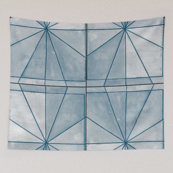 Item preview, Stained Glass Vintage Blue designed and sold by Designs By YL.
