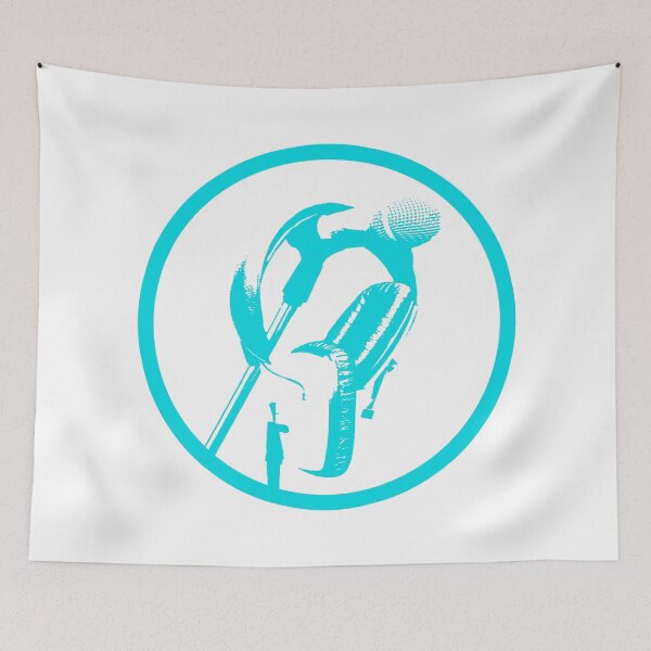 Item preview, MICROPHONE AND HEADPHONES. BLUE  designed and sold by 5hertz.