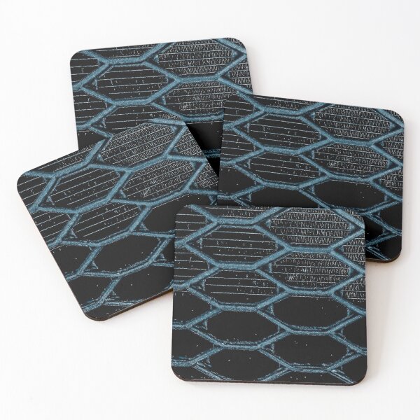 Item preview, Grill Abstract Blue designed and sold by Designs By YL.