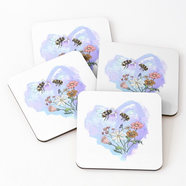 Item preview, Bees in Love designed and sold by lauradoestheart.