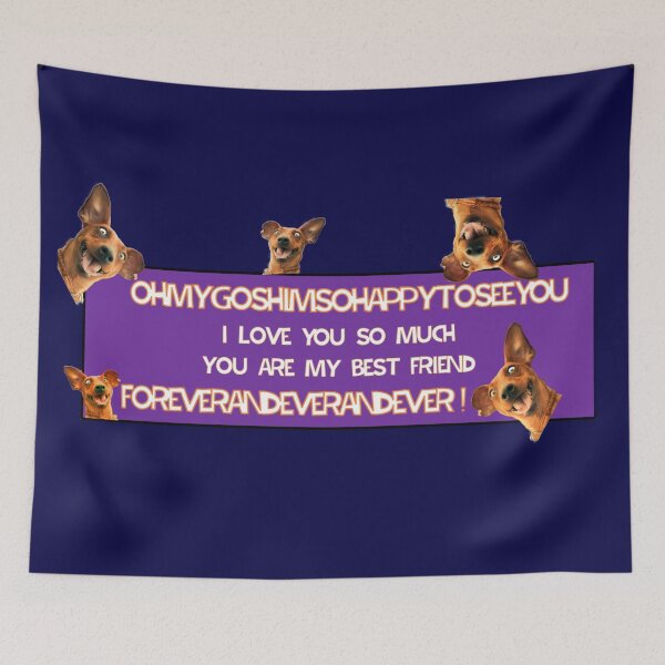 Item preview, EXCITED BEST FRIEND designed and sold by THE AMERICAN TEEVANGELIST.