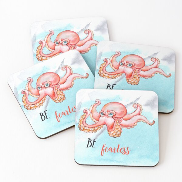 Item preview, BE fearless Octopus designed and sold by dobbysgifts.