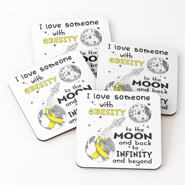 Item preview, I Love Someone With Obesity To The Moon And Back designed and sold by heppenp.