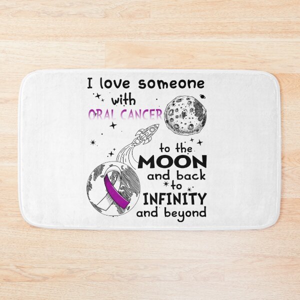 Item preview, I Love Someone With Oral Cancer To The Moon And Back designed and sold by heppenp.