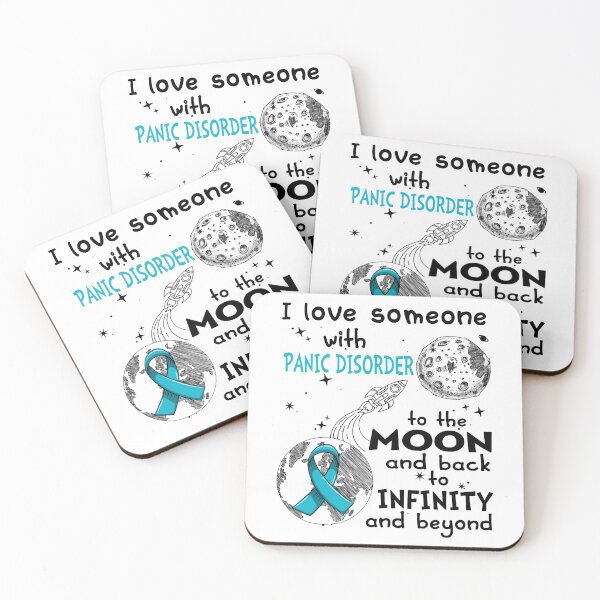 Item preview, I Love Someone With Panic Disorder To The Moon And Back designed and sold by heppenp.