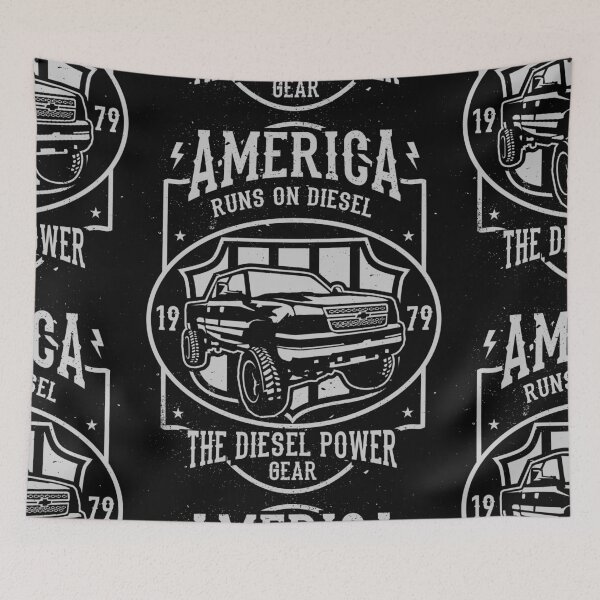 Item preview, America Runs on Diesel designed and sold by lunegreiros.