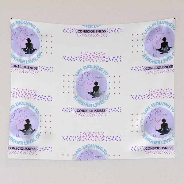 Item preview, I am evolving to a higher level of consciousness,[ yoga 1] designed and sold by Mammanation.