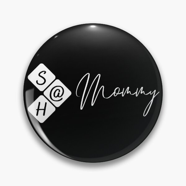Item preview, Stay At Home Mom (SAHM) - S@H Mommy Tiles (White Printed Design) designed and sold by modernfamgear.