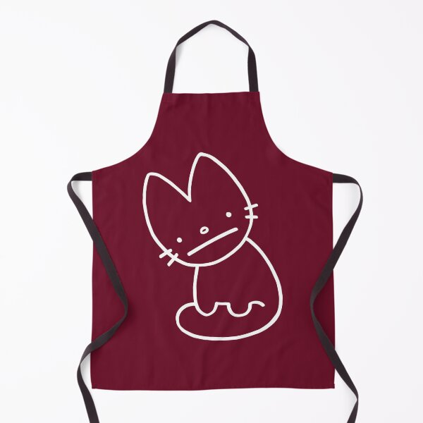 Item preview, Fennec Cat - White Line on Burgundy designed and sold by ImperfectLife.