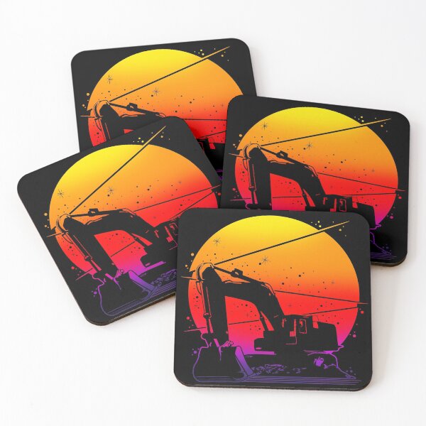 Item preview, Excavator Sunset designed and sold by damnoverload.