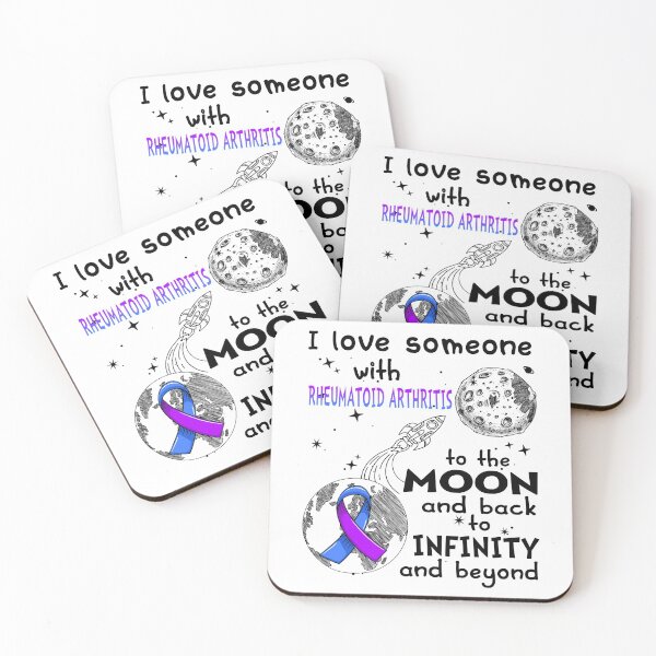 Item preview, I Love Someone With Rheumatoid Arthritis To The Moon And Back designed and sold by heppenp.