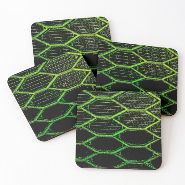 Item preview, Grill Abstract Neon Green designed and sold by Designs By YL.