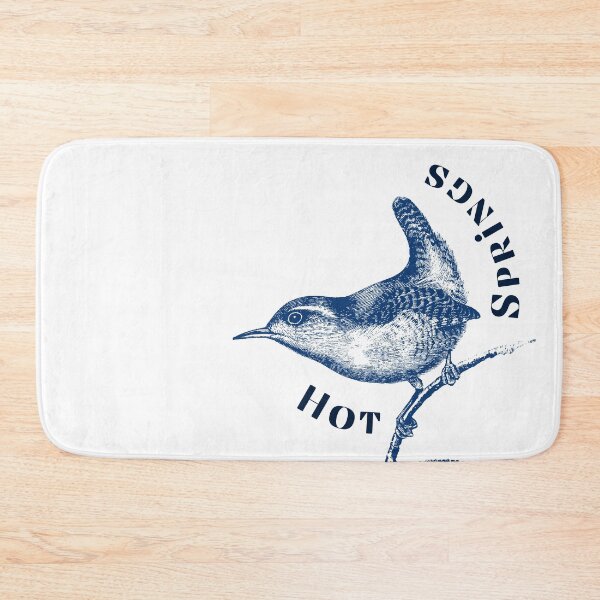 Item preview, Hot Springs wren logo national park designed and sold by TheWaterBirds.