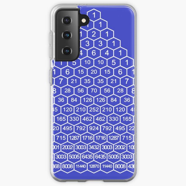 In mathematics, Pascal's triangle is a triangular array of the binomial coefficients Samsung Galaxy Soft Case
