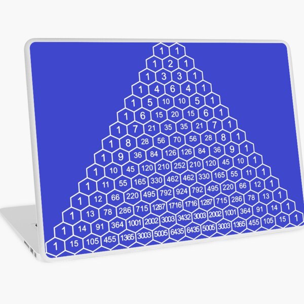 In mathematics, Pascal's triangle is a triangular array of the binomial coefficients Laptop Skin