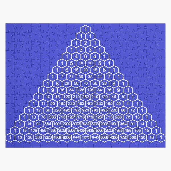 In mathematics, Pascal's triangle is a triangular array of the binomial coefficients Jigsaw Puzzle