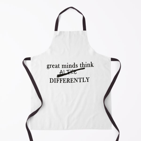 Item preview, Great minds think alike/diffrently minds different tshirt/stickers designed and sold by Paintingladycat.