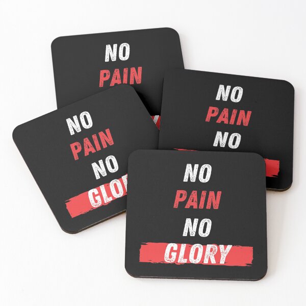 Item preview, No Pain No Glory designed and sold by The Feel Workshop.