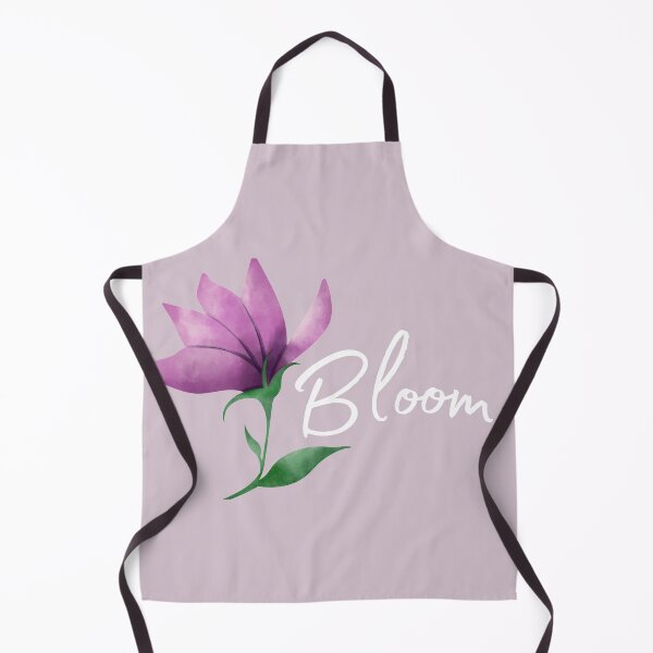 Item preview, Bloom - Purple Flower - Flowers Blooming - White Font designed and sold by JLCole.