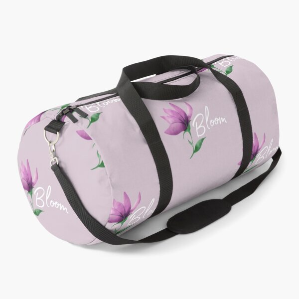 Item preview, Bloom - Purple Flower - Flowers Blooming - White Font designed and sold by JLCole.