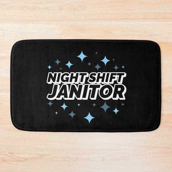 Item preview, Night Shift Janitor designed and sold by Wachi-A.