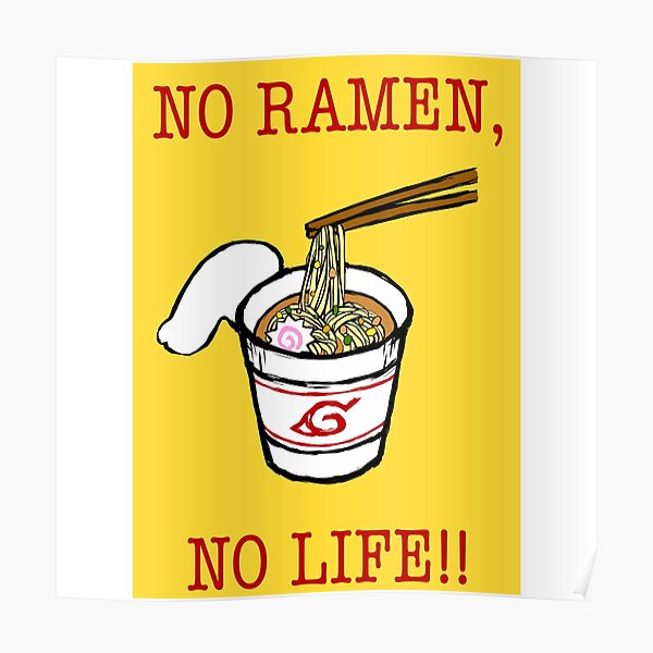 Pas de ramen pas de vie. Poster