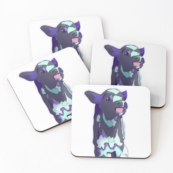 Item preview, Calf and snowflake designed and sold by PSCats.