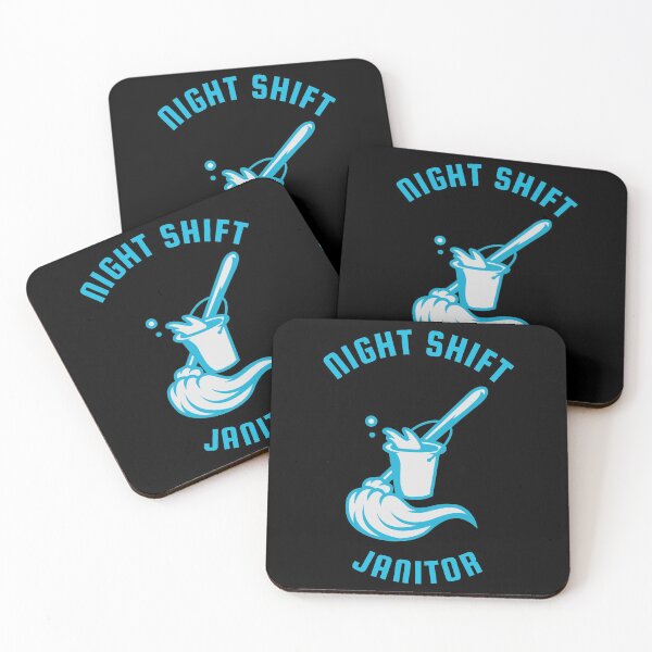 Item preview, Night Shift Janitor designed and sold by Wachi-A.