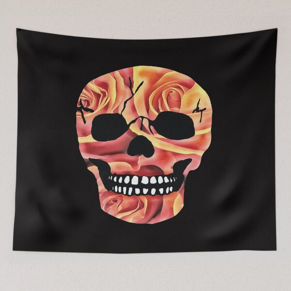 Item preview, Roses skull Skeleton classic mexican art designed and sold by JAZTshirt.